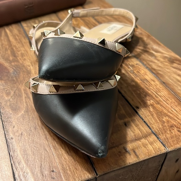 Valentino Rockstud Flats - Picture 3 of 10